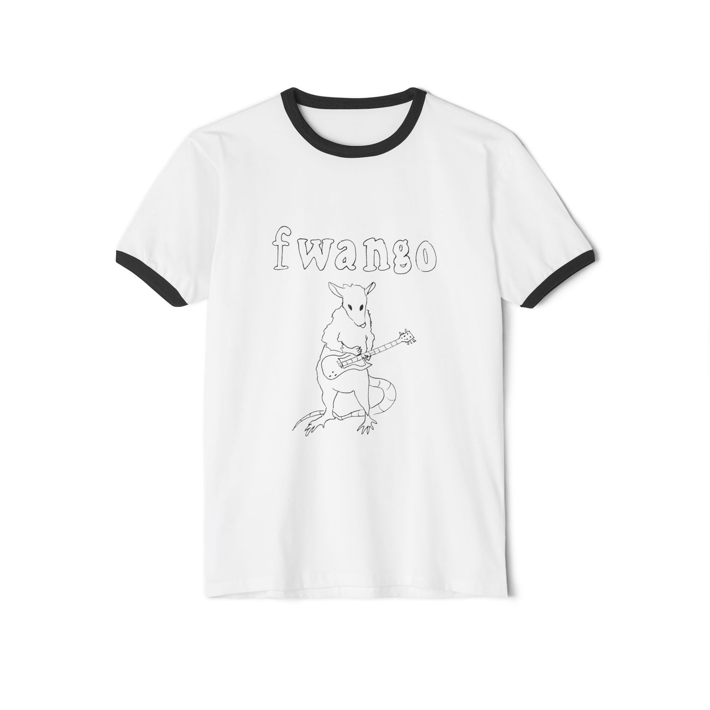 Fwango Guitar Rat Ringer Shirt