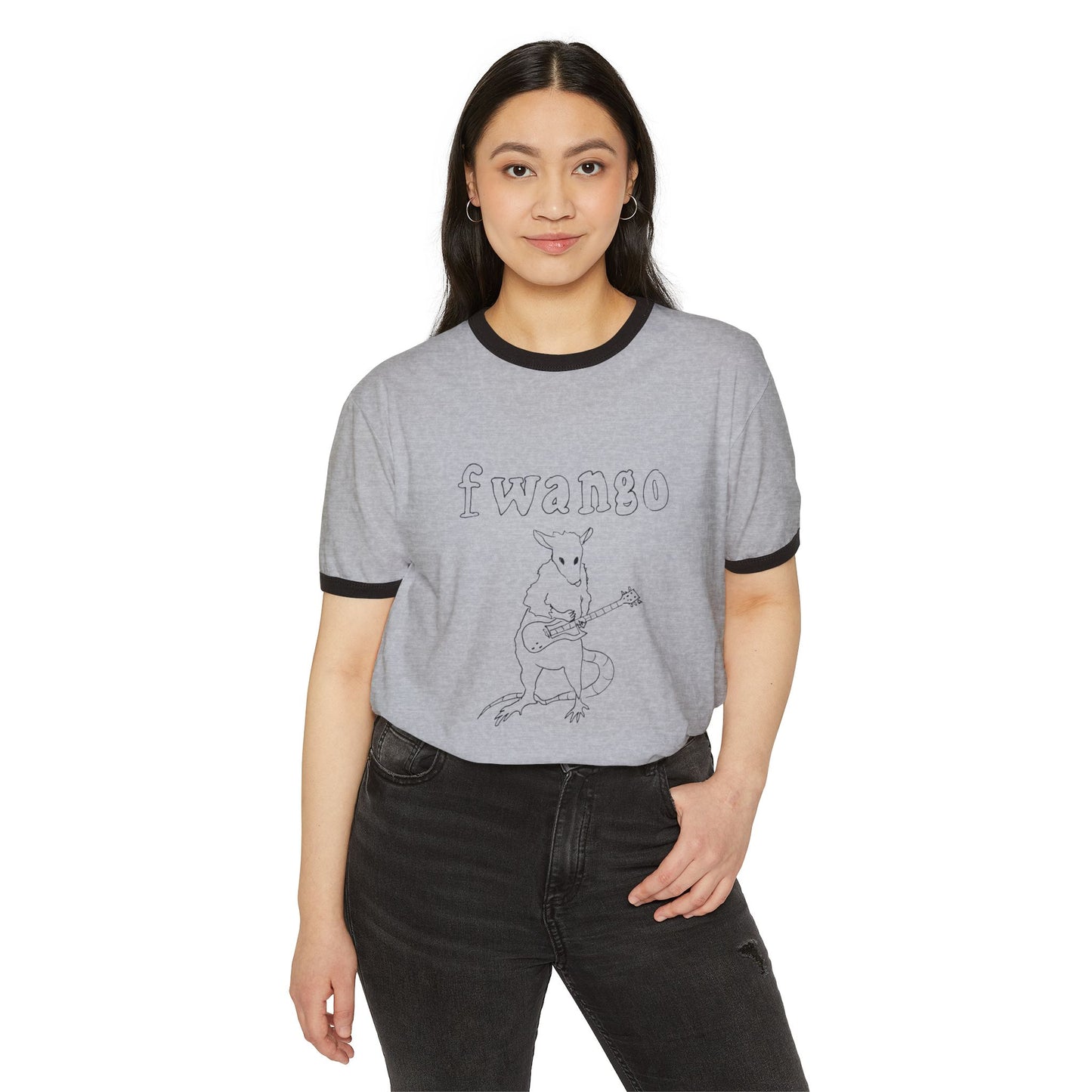 Fwango Guitar Rat Ringer Shirt