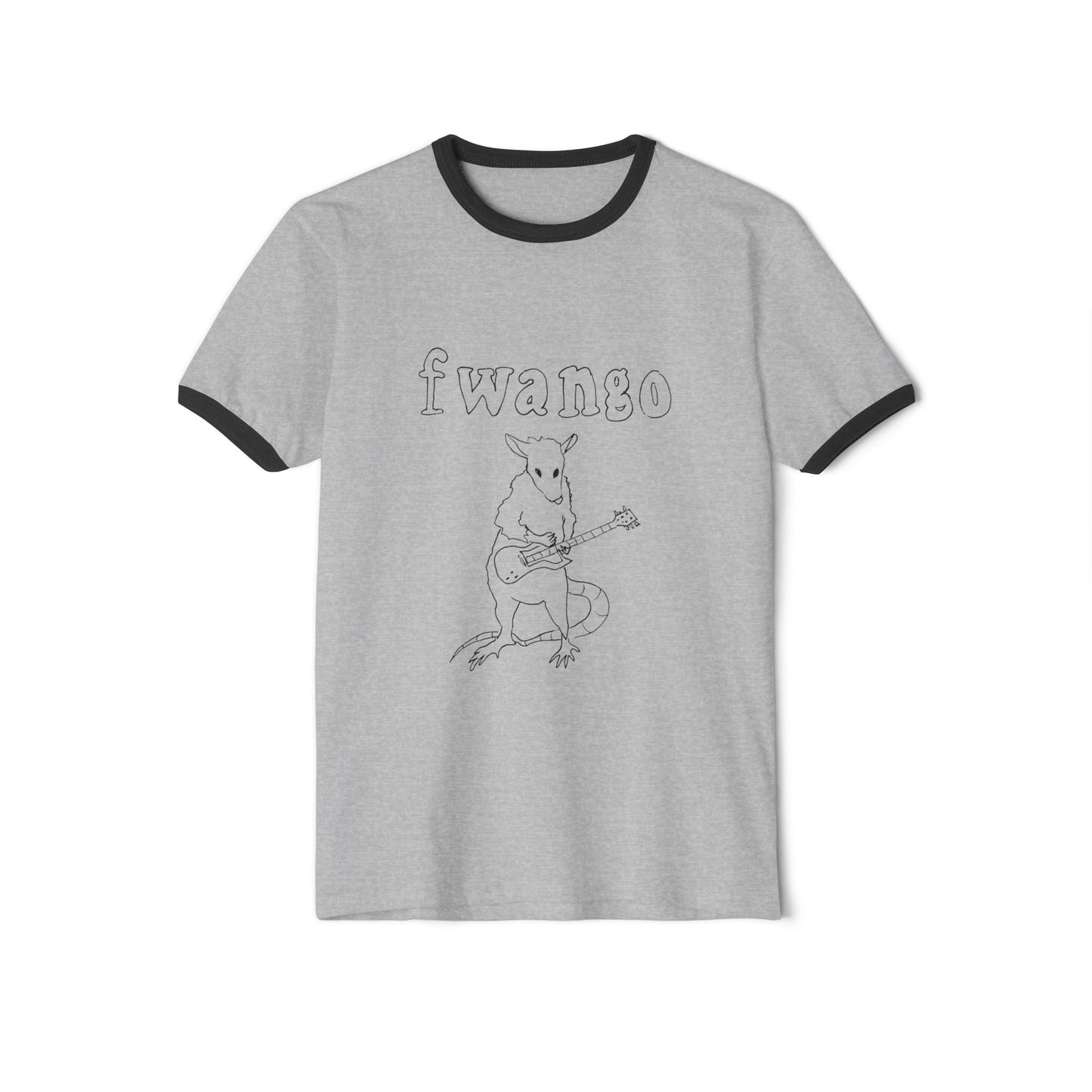 Fwango Guitar Rat Ringer Shirt